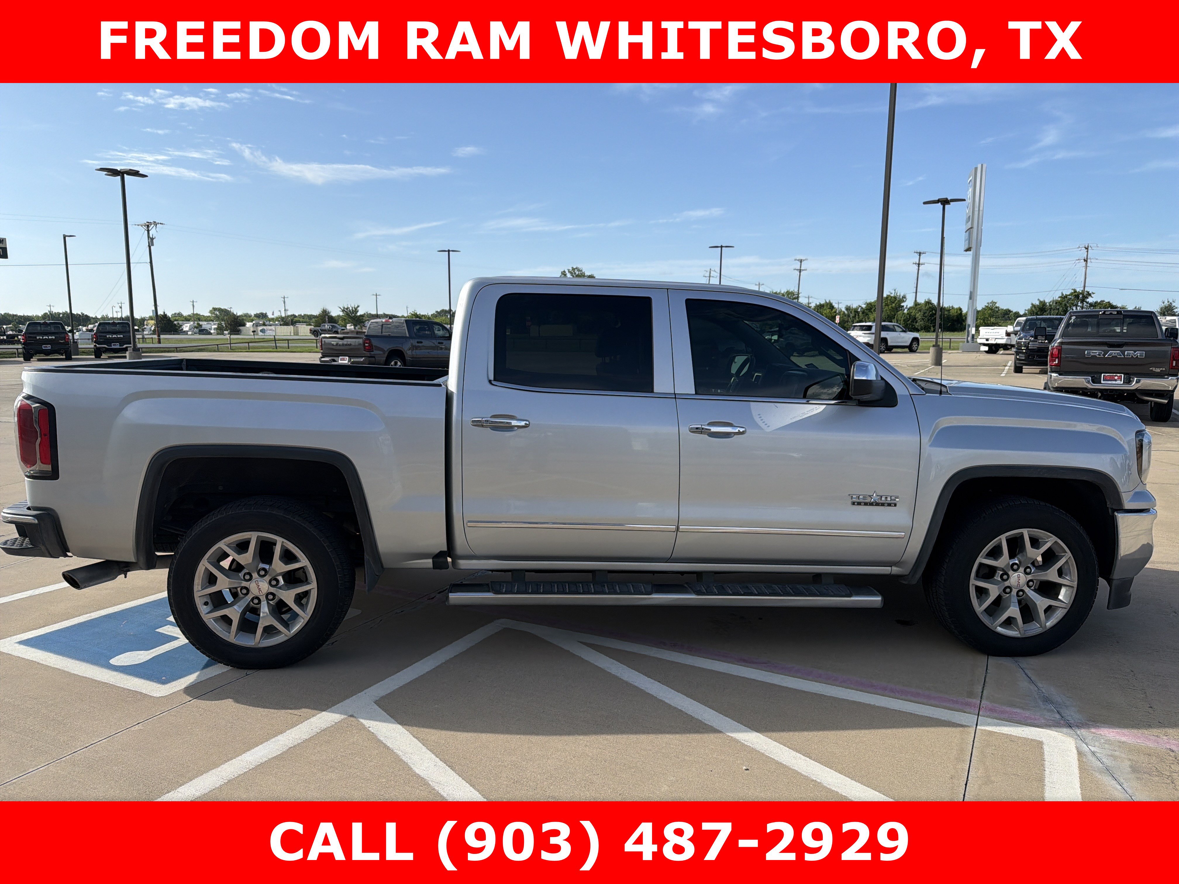 Used 2017 GMC Sierra 1500 SLT w/ Texas SLT Premium Package RWD image 7