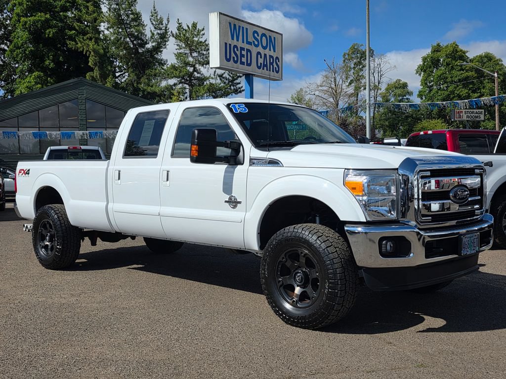 Used 2015 Ford F350 Lariat w/ FX4 Off-Road Package AWD/4WD image 33