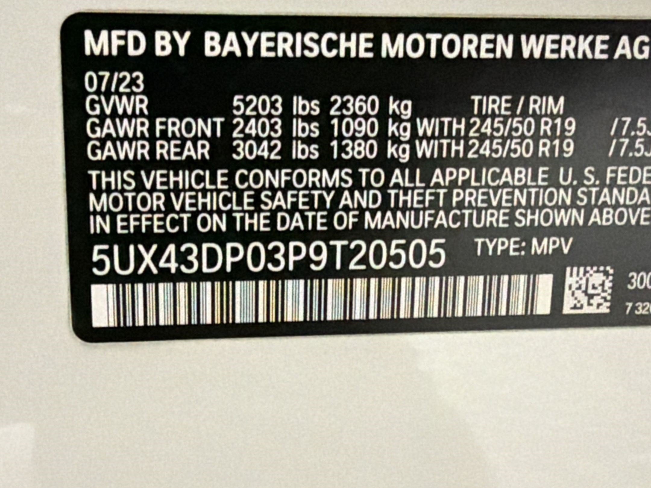 Certified 2023 BMW X3 sDrive30i w/ Premium Package RWD image 25