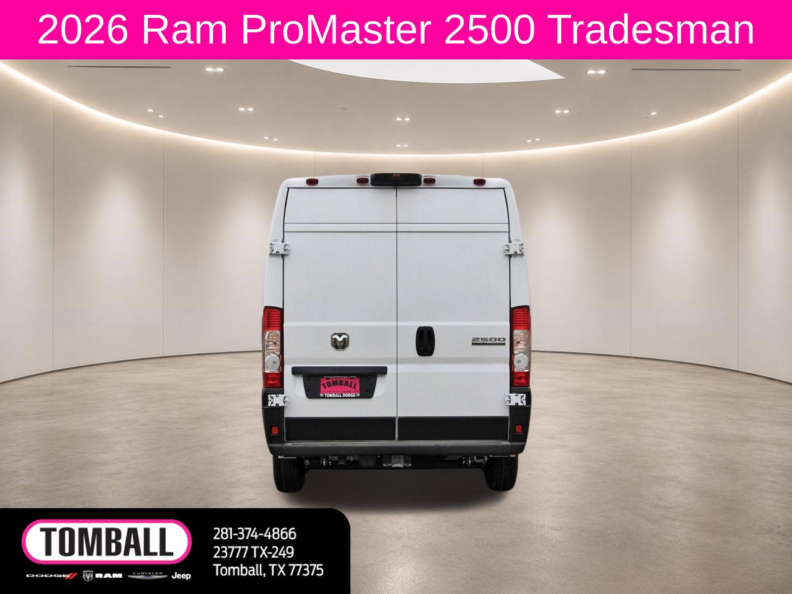 New 2026 RAM ProMaster 2500 w/ Power Group FWD image 6