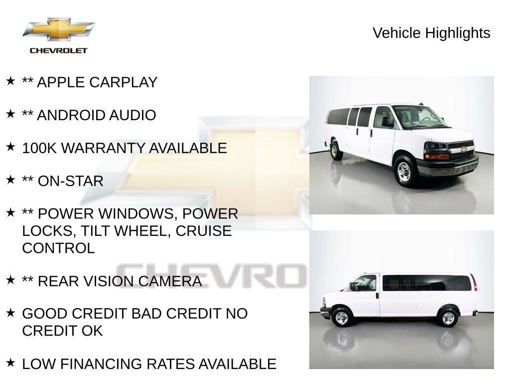 Used 2025 Chevrolet Express 3500 LT w/ LT Preferred Equipment Group RWD image 33