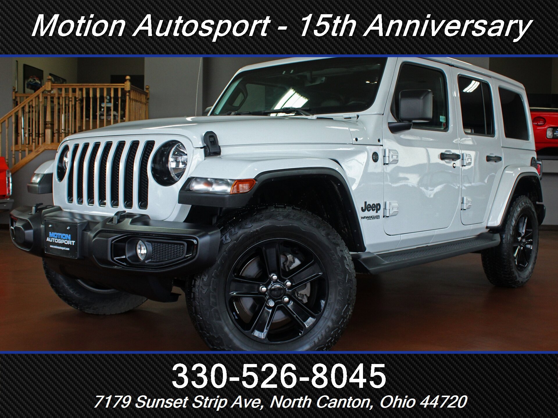 Used 2021 Jeep Wrangler Unlimited Sahara AWD/4WD image 1
