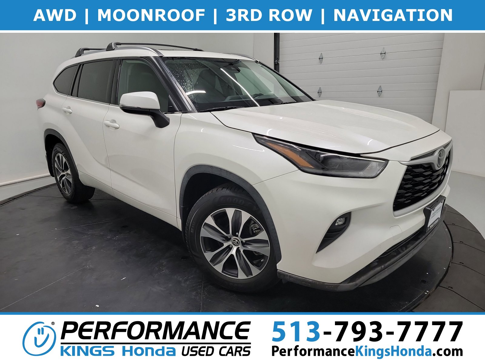 Used 2021 Toyota Highlander XLE image 1