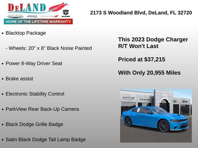 Used 2023 Dodge Charger R/T w/ Blacktop Package RWD image 12