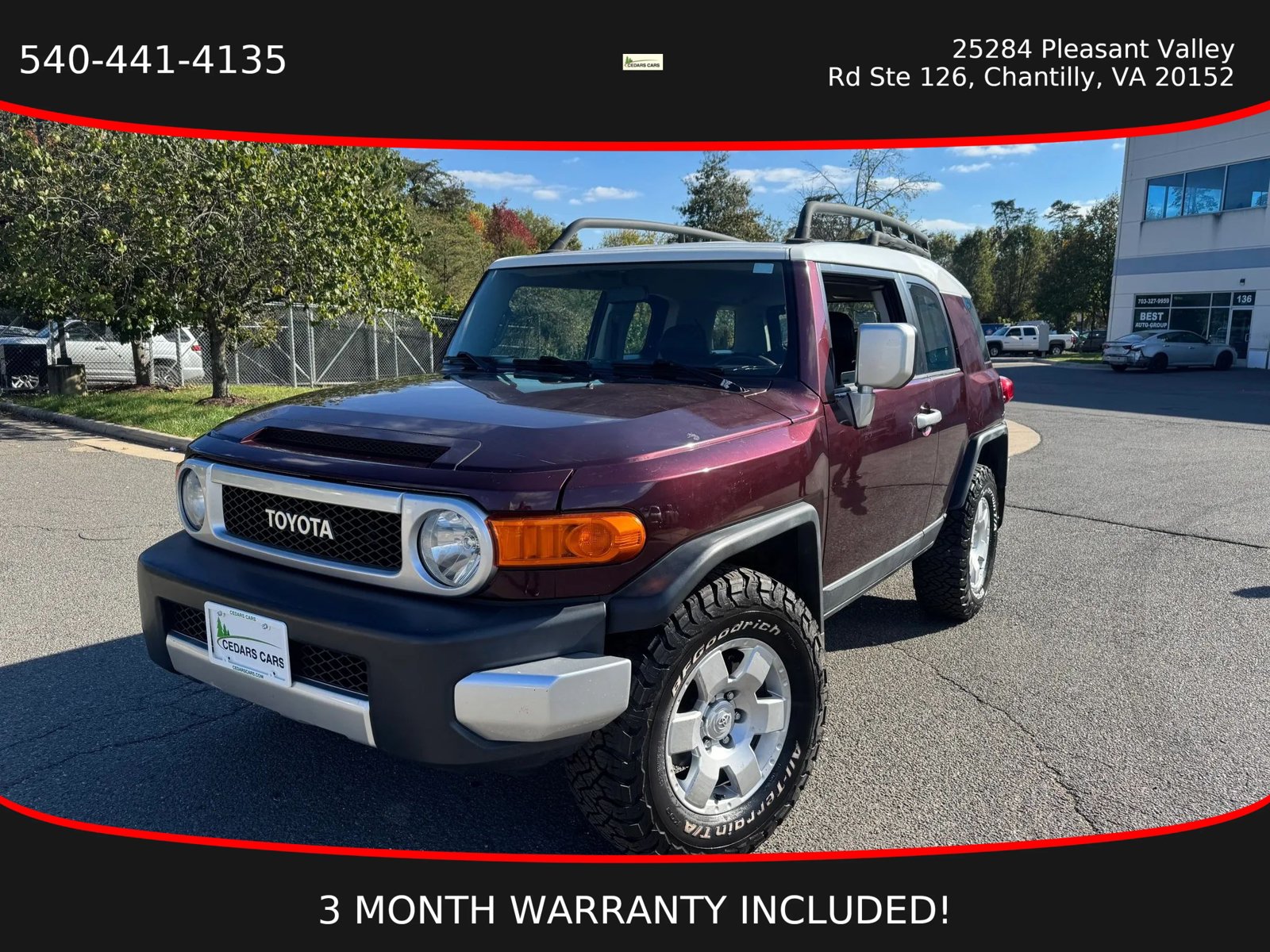 Used 2007 Toyota FJ Cruiser 4WD image 1