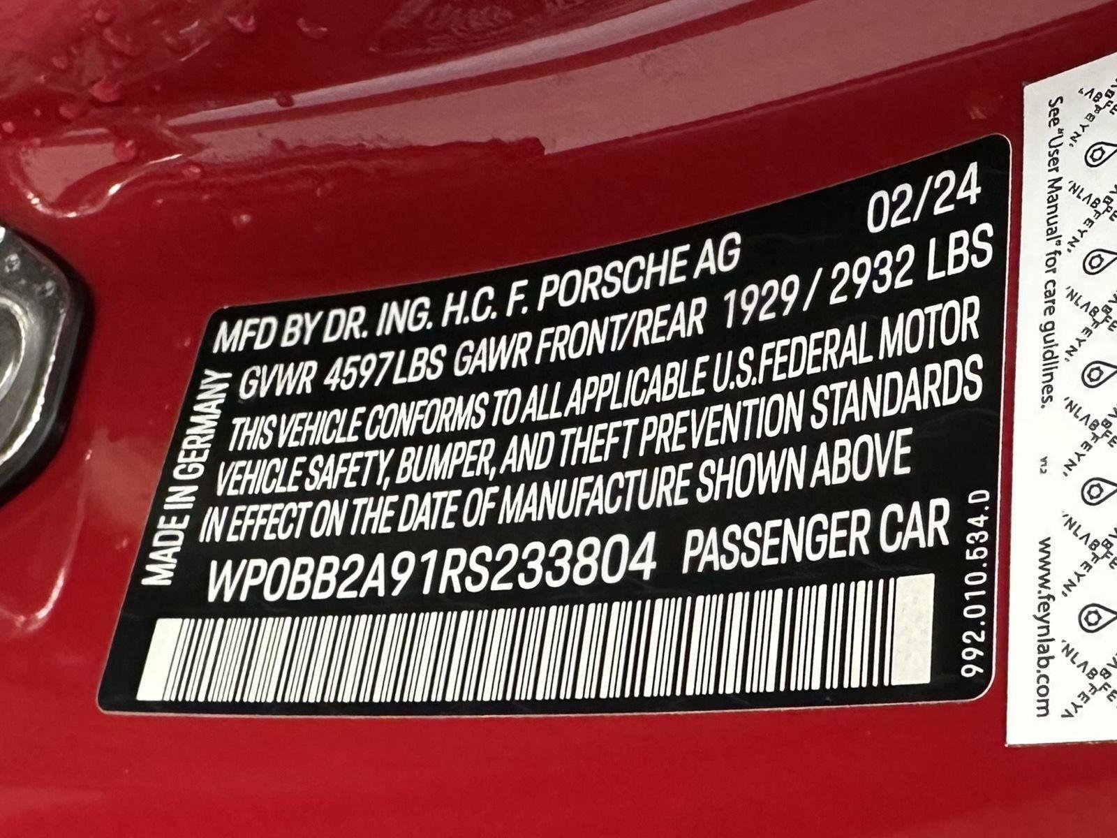 Used 2024 Porsche 911 Targa 4S AWD/4WD image 22