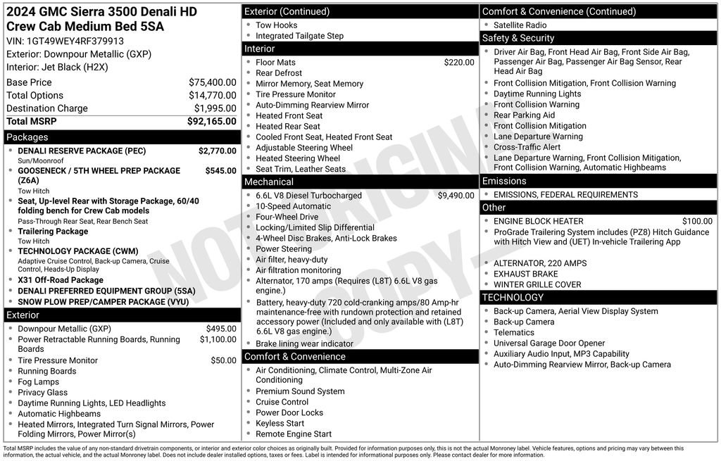 Certified 2024 GMC Sierra 3500 Denali w/ Denali Reserve Package image 14