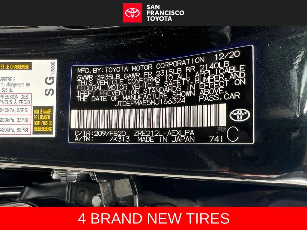 Certified 2021 Toyota Corolla LE w/ Carpet Mat Package (TMS) FWD image 35