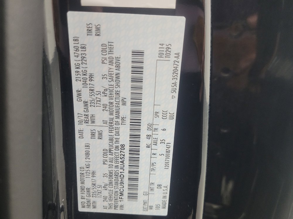 Used 2018 Ford Escape SEL AWD/4WD image 33