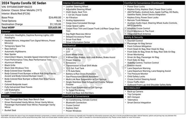 Used 2024 Toyota Corolla SE image 41