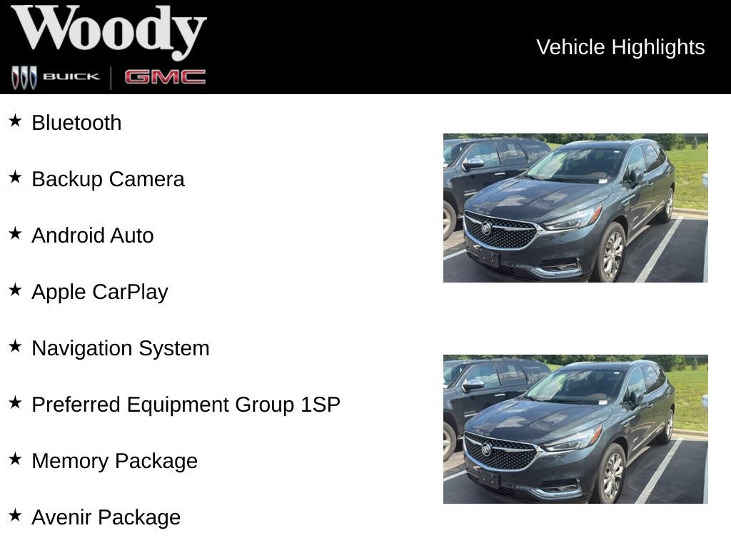 Certified 2018 Buick Enclave Avenir w/ Avenir Technology Package AWD/4WD image 3