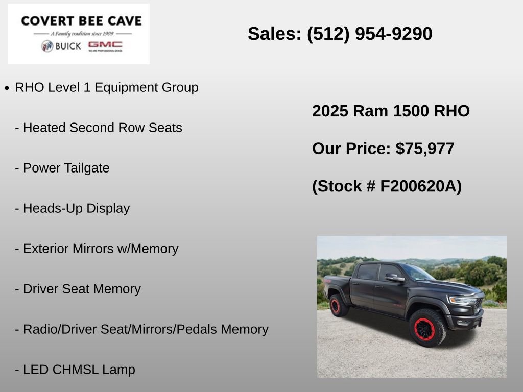 Used 2025 RAM 1500 RHO w/ RHO Level 1 Equipment Group AWD/4WD image 18