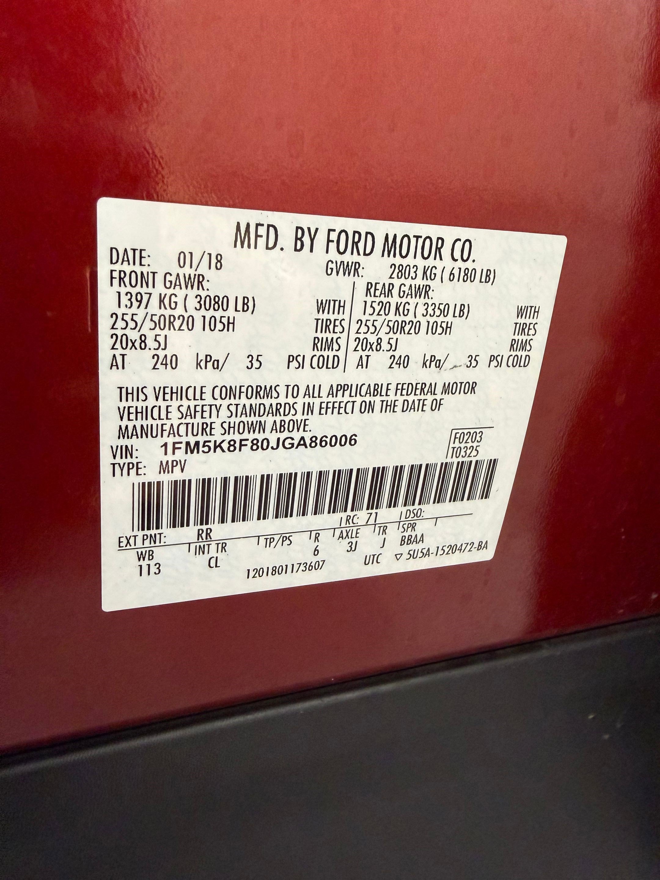 Used 2018 Ford Explorer Limited AWD/4WD image 17