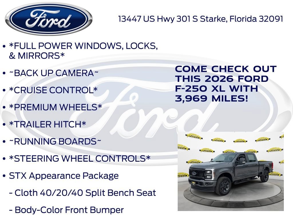 New 2026 Ford F250 XL w/ STX Appearance Package AWD/4WD image 10