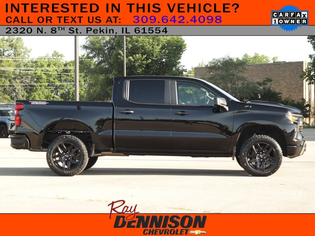 Used 2023 Chevrolet Silverado 1500 Custom Trail Boss w/ LPO, Dark Essentials Package AWD/4WD image 8