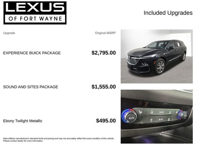 Used 2022 Buick Enclave Essence w/ Experience Buick Package image 4