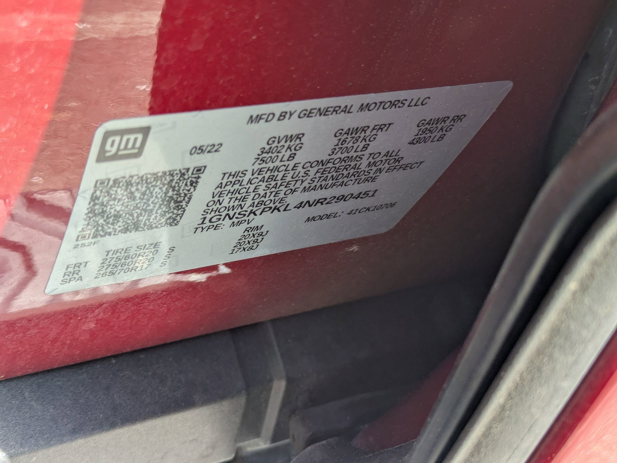 Used 2022 Chevrolet Tahoe Z71 w/ Z71 Off-Road Package image 46