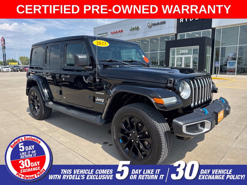 Certified 2023 Jeep Wrangler Unlimited Sahara w/ Cold Weather Group