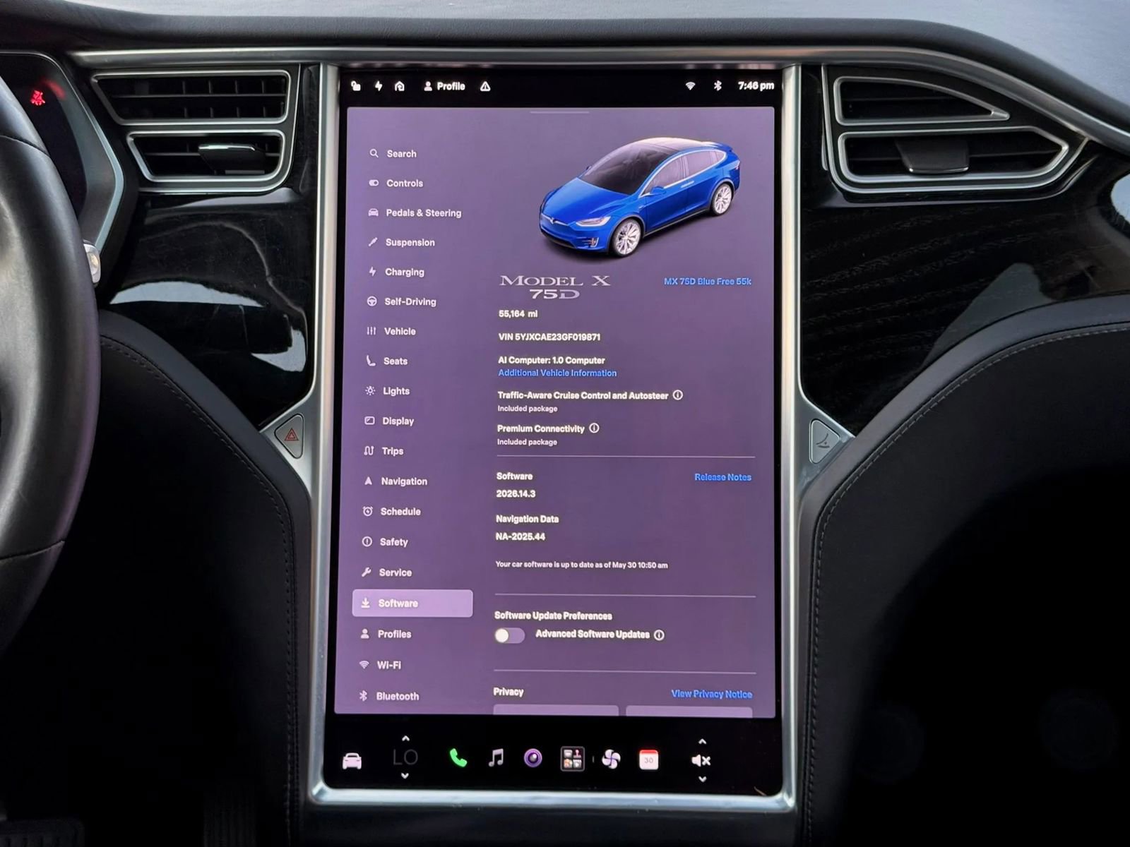 Used 2016 Tesla Model X 75D AWD/4WD image 15
