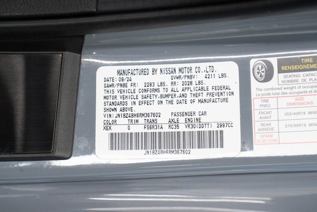 Used 2024 Nissan Z Performance w/ Floor Mat Package image 40