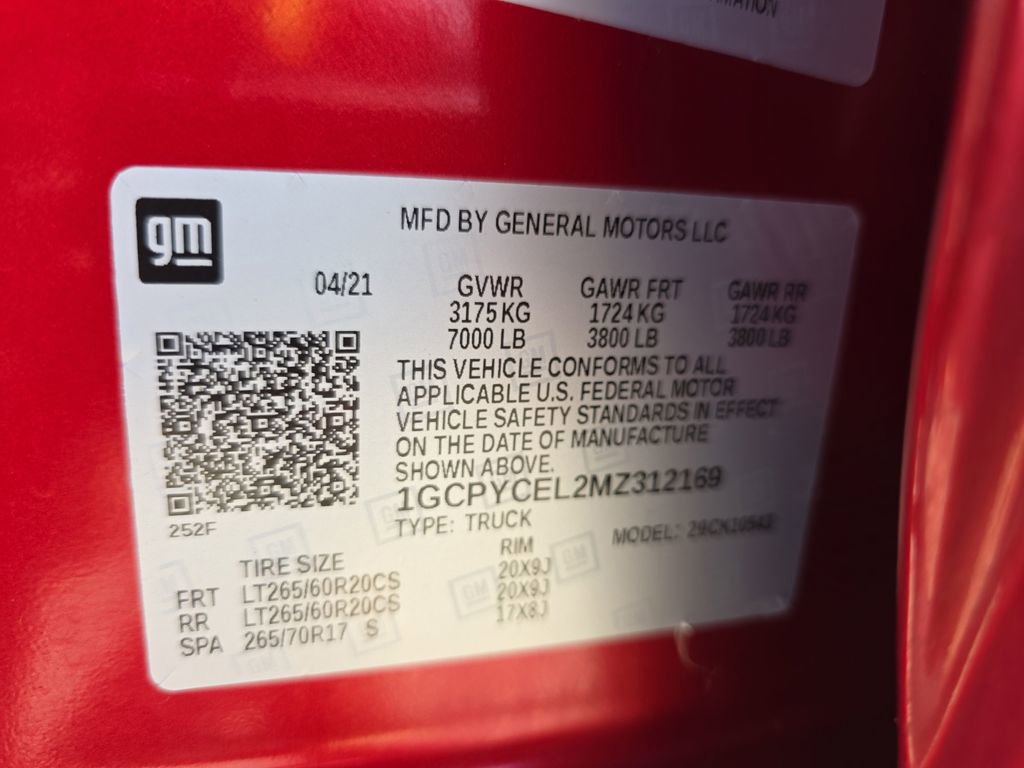 Used 2021 Chevrolet Silverado 1500 Custom Trail Boss w/ Safety Confidence Package image 30