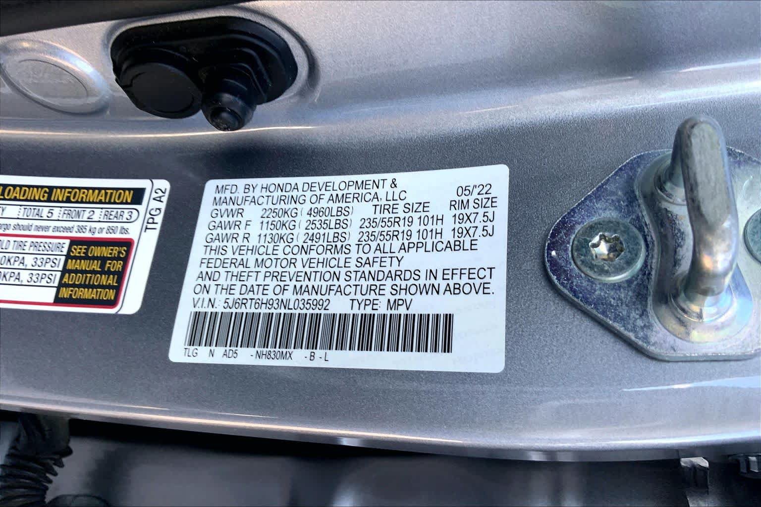 Used 2022 Honda CR-V Touring image 33