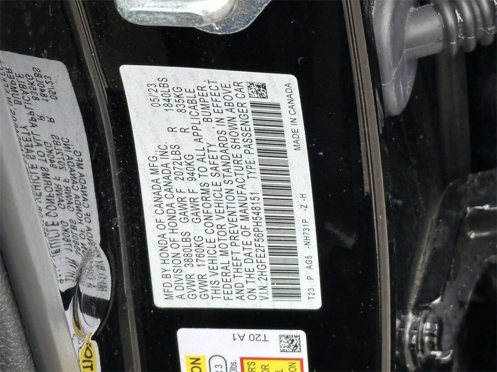 Certified 2023 Honda Civic Sport image 15