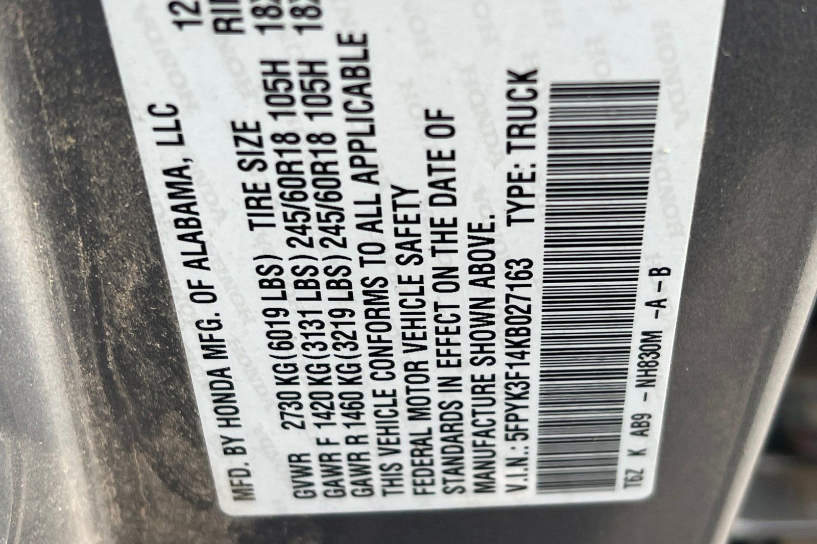 Used 2019 Honda Ridgeline Sport image 24