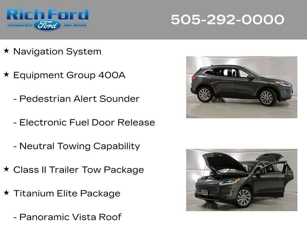 Used 2021 Ford Escape Titanium w/ Titanium Elite Package AWD/4WD image 25