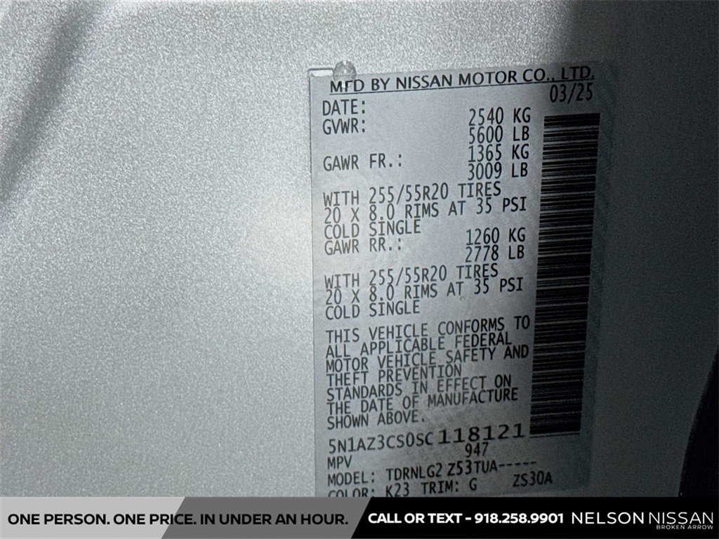 New 2025 Nissan Murano SL image 33