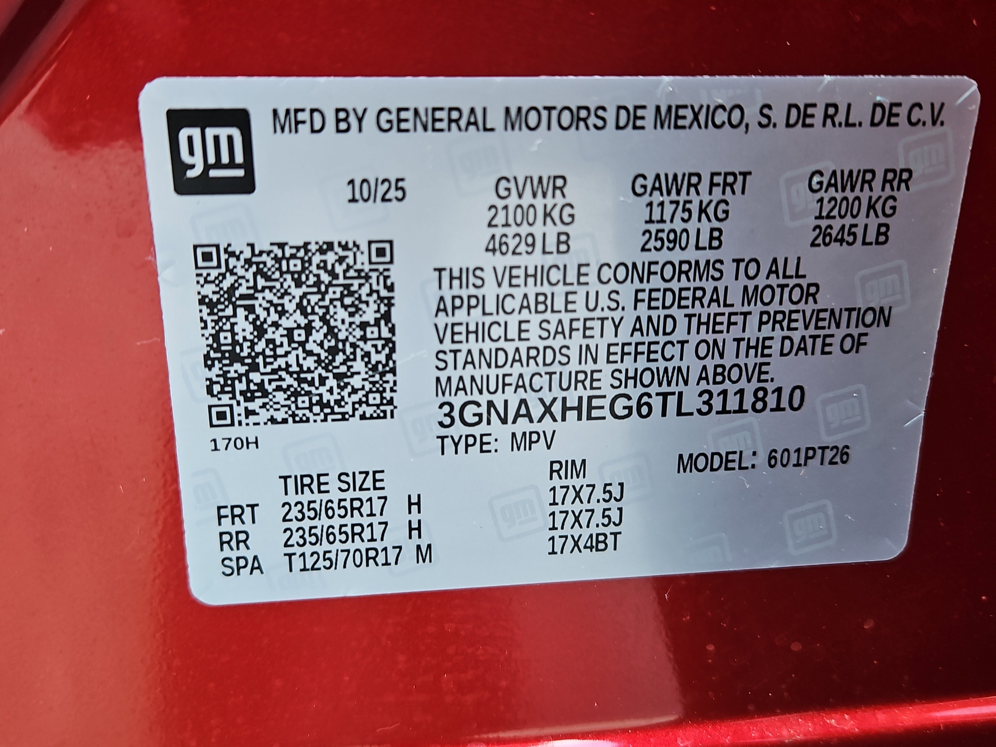 New 2026 Chevrolet Equinox LT image 20