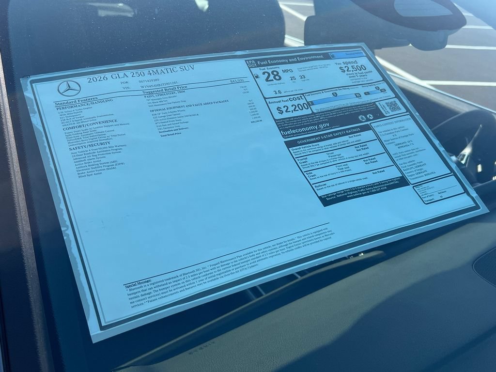 New 2026 Mercedes-Benz GLA 250 4MATIC image 39