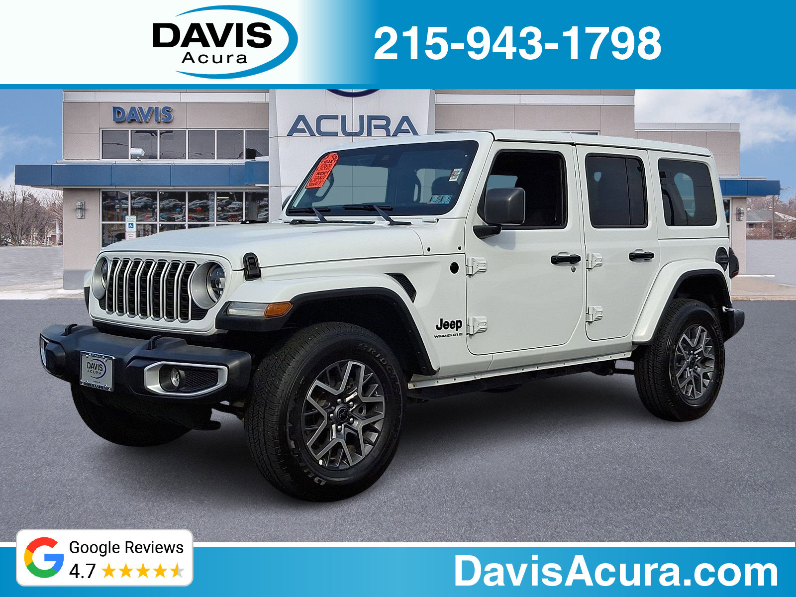 Used 2025 Jeep Wrangler Unlimited Sahara AWD/4WD image 1