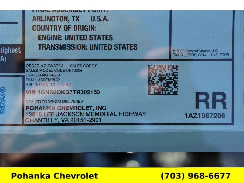 New 2026 Chevrolet Suburban Z71 w/ Comfort Package image 30