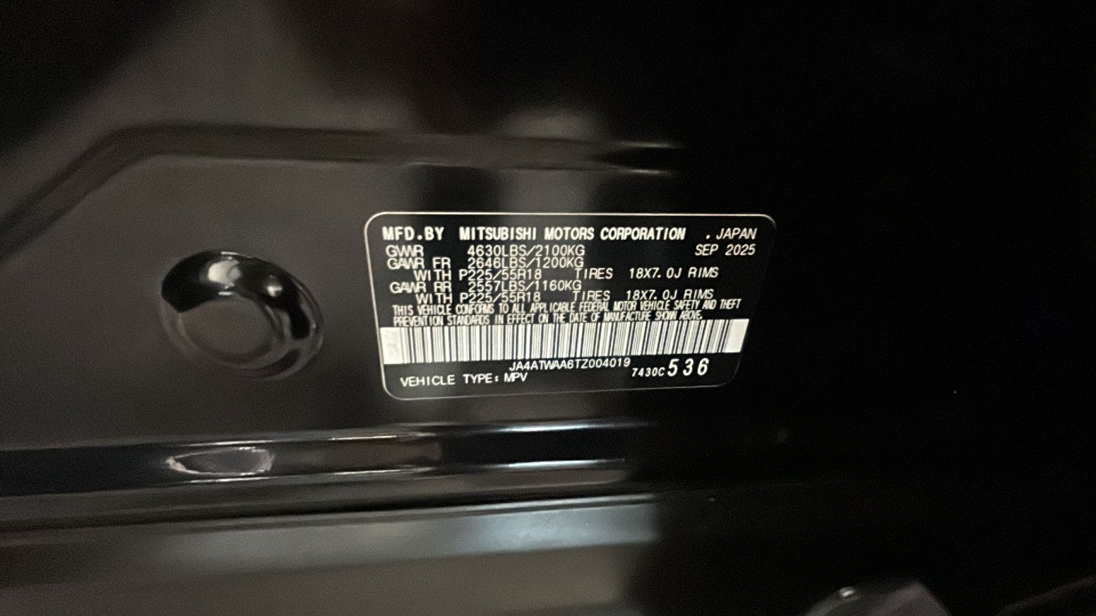 Used 2026 Mitsubishi Eclipse Cross SE AWD/4WD image 10
