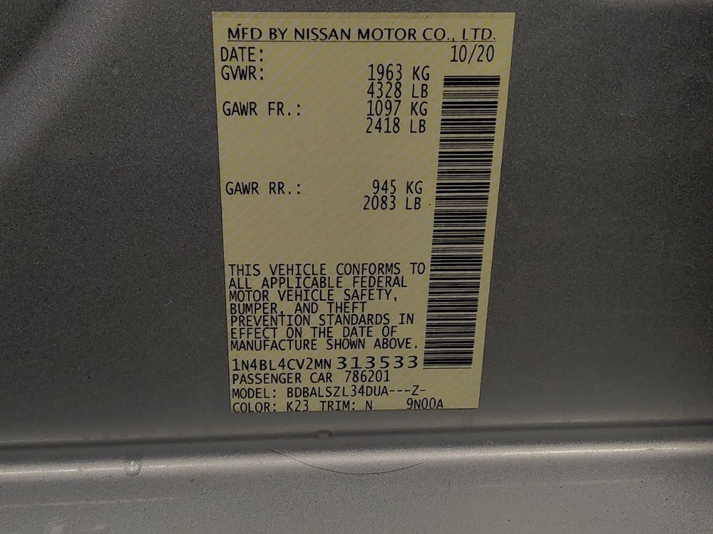 Used 2021 Nissan Altima 2.5 SR FWD image 33