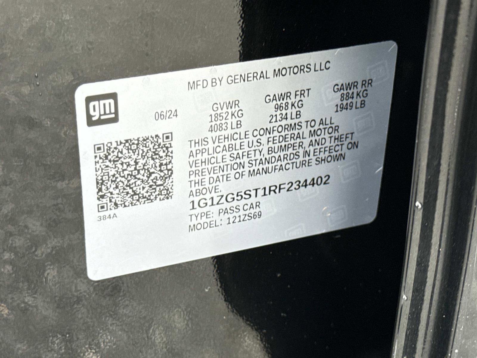 Used 2024 Chevrolet Malibu RS w/ LPO, Floor Liner Package image 30