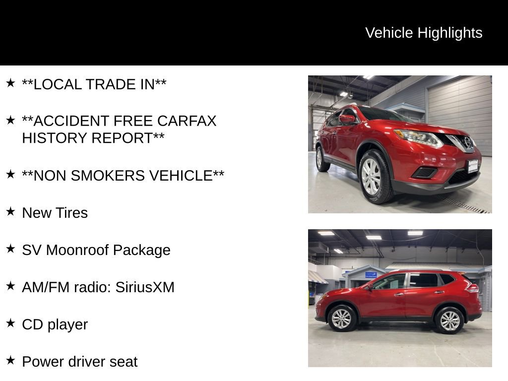 Used 2016 Nissan Rogue SV w/ SV Premium Package image 2