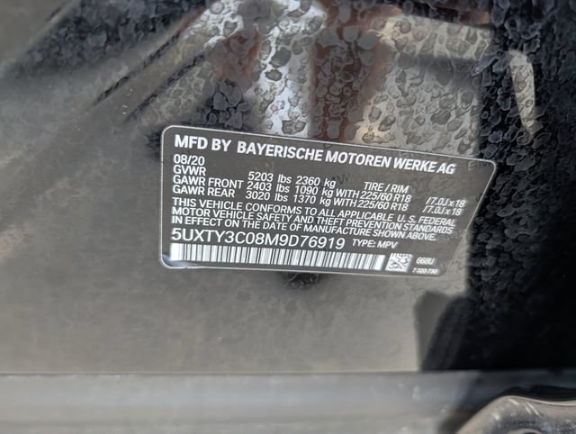 Used 2021 BMW X3 sDrive30i RWD image 37