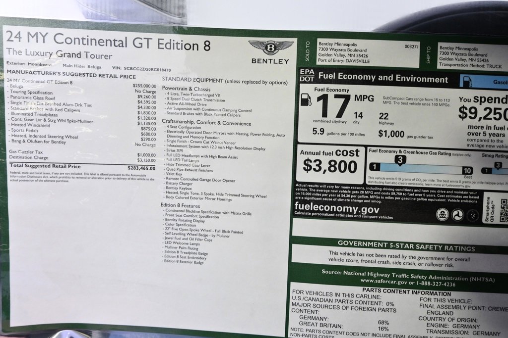 Used 2024 Bentley Continental GT image 44