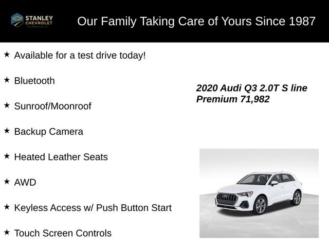 Used 2020 Audi Q3 2.0T Premium w/ Convenience Package AWD/4WD image 9