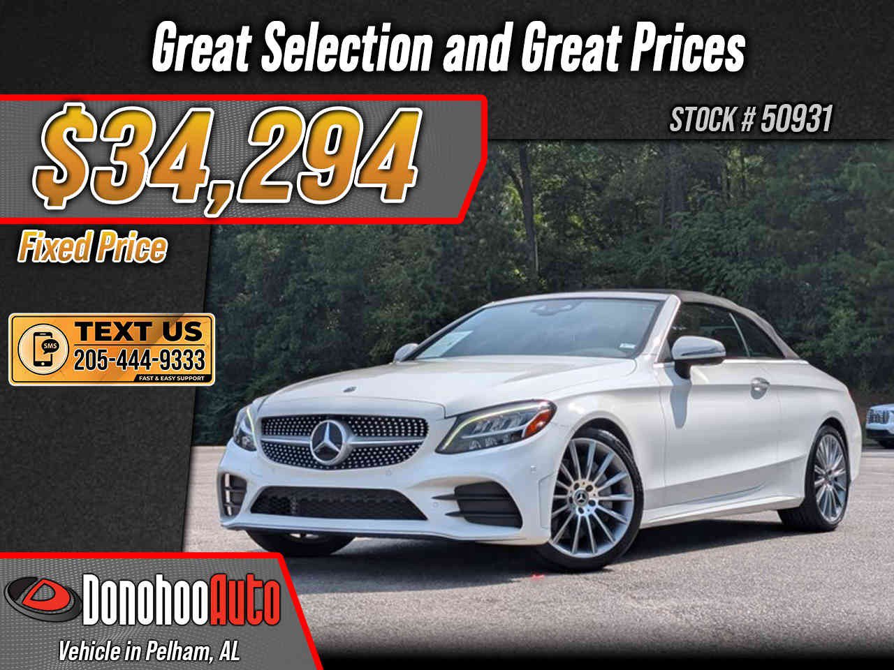Used 2019 Mercedes-Benz C 300 Cabriolet