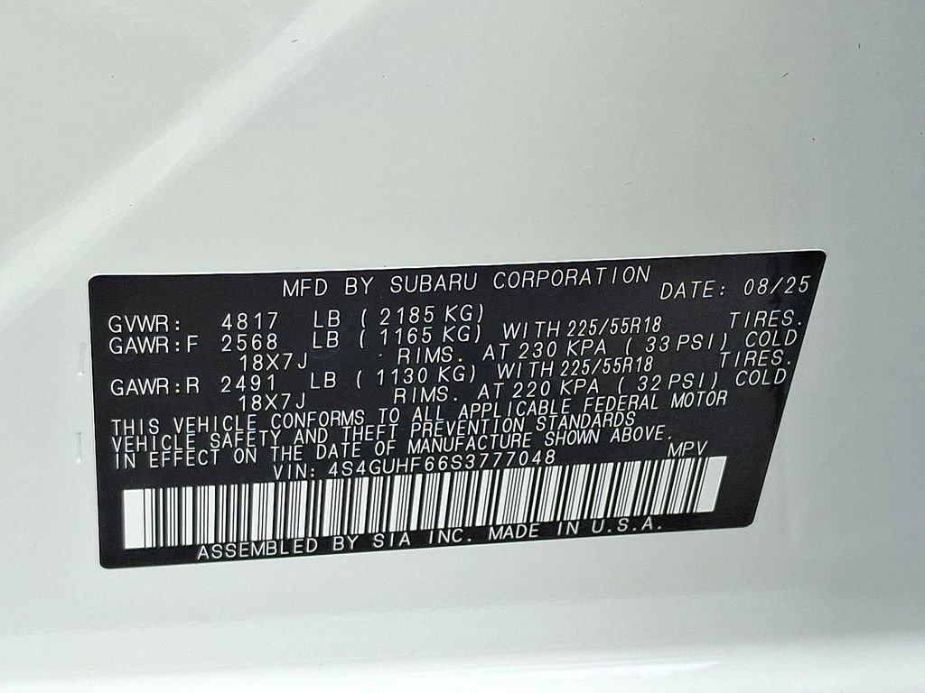 New 2025 Subaru Crosstrek 2.5i Sport image 18