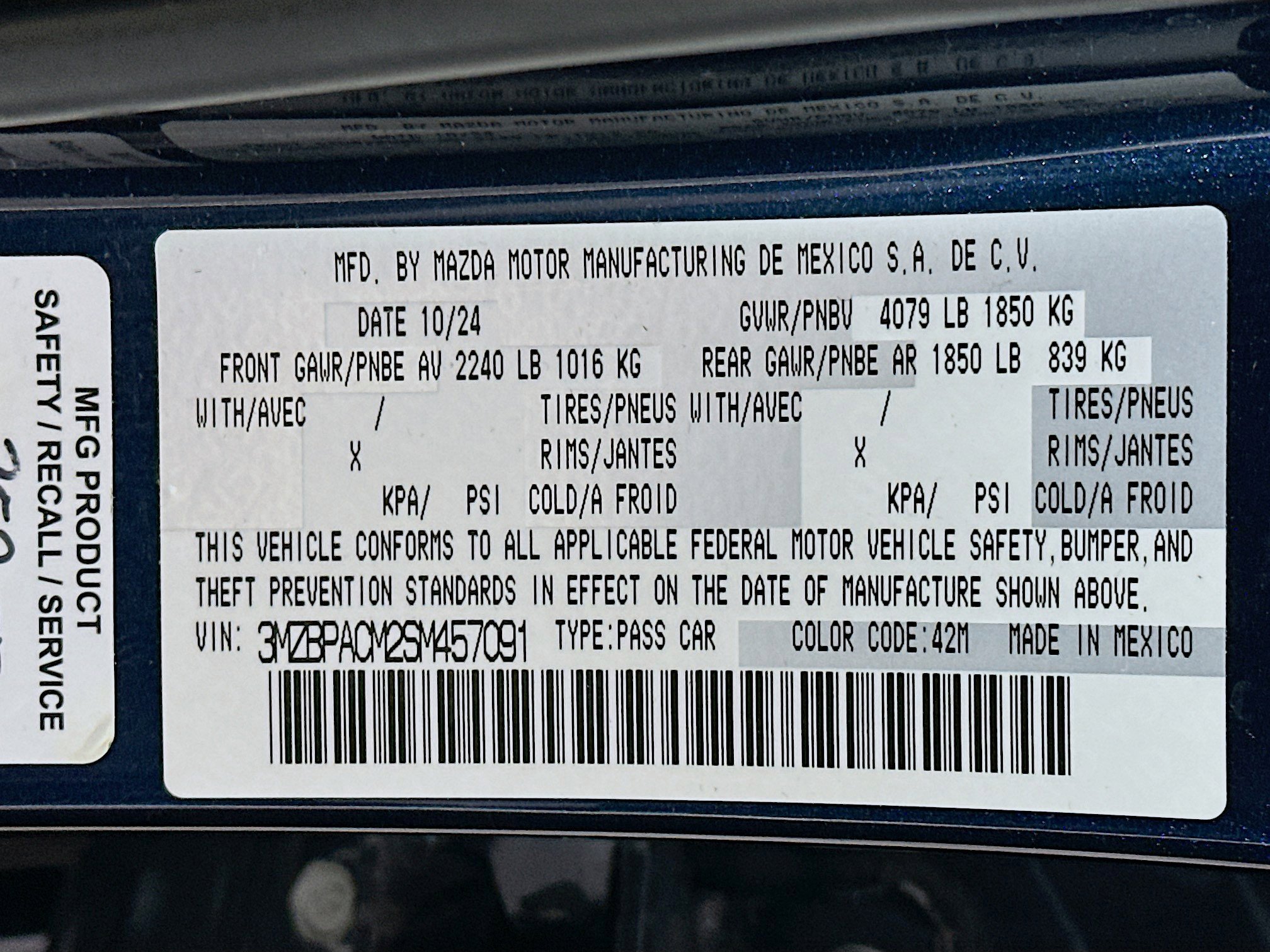 Used 2025 MAZDA MAZDA3 s image 12