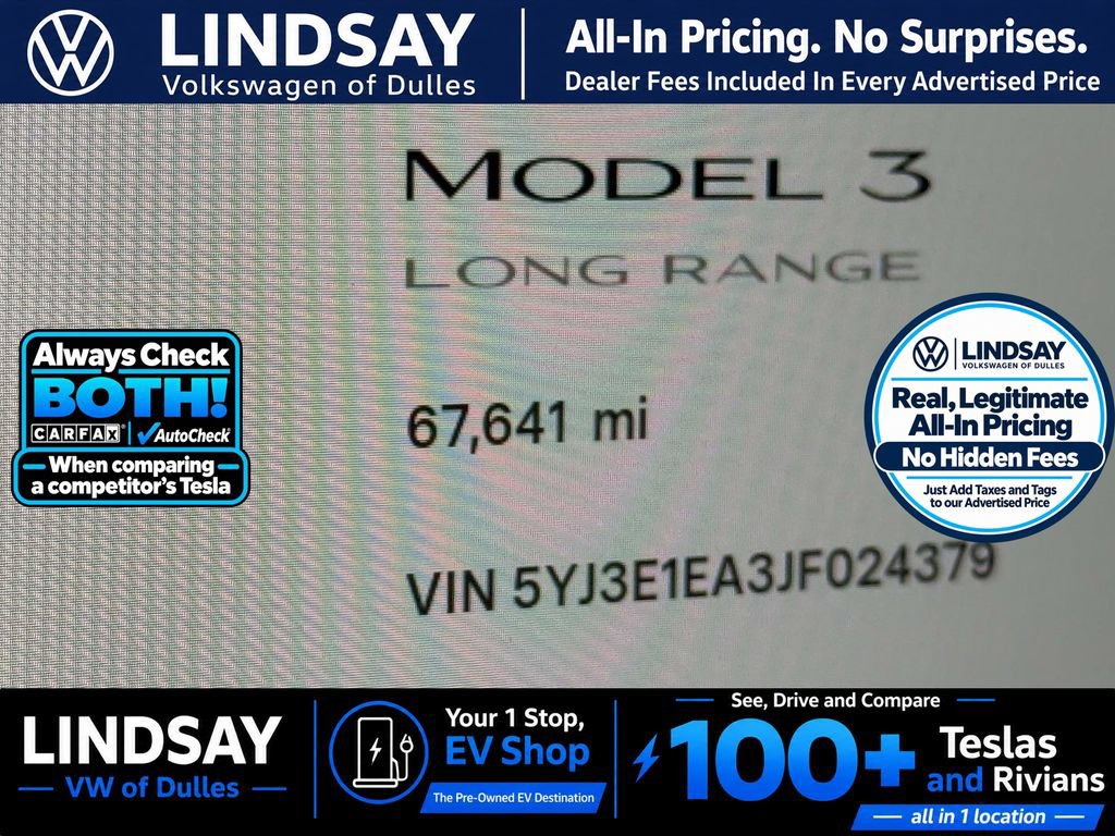 Used 2018 Tesla Model 3 Long Range RWD image 29