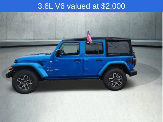Used 2024 Jeep Wrangler Unlimited Sahara AWD/4WD video 3