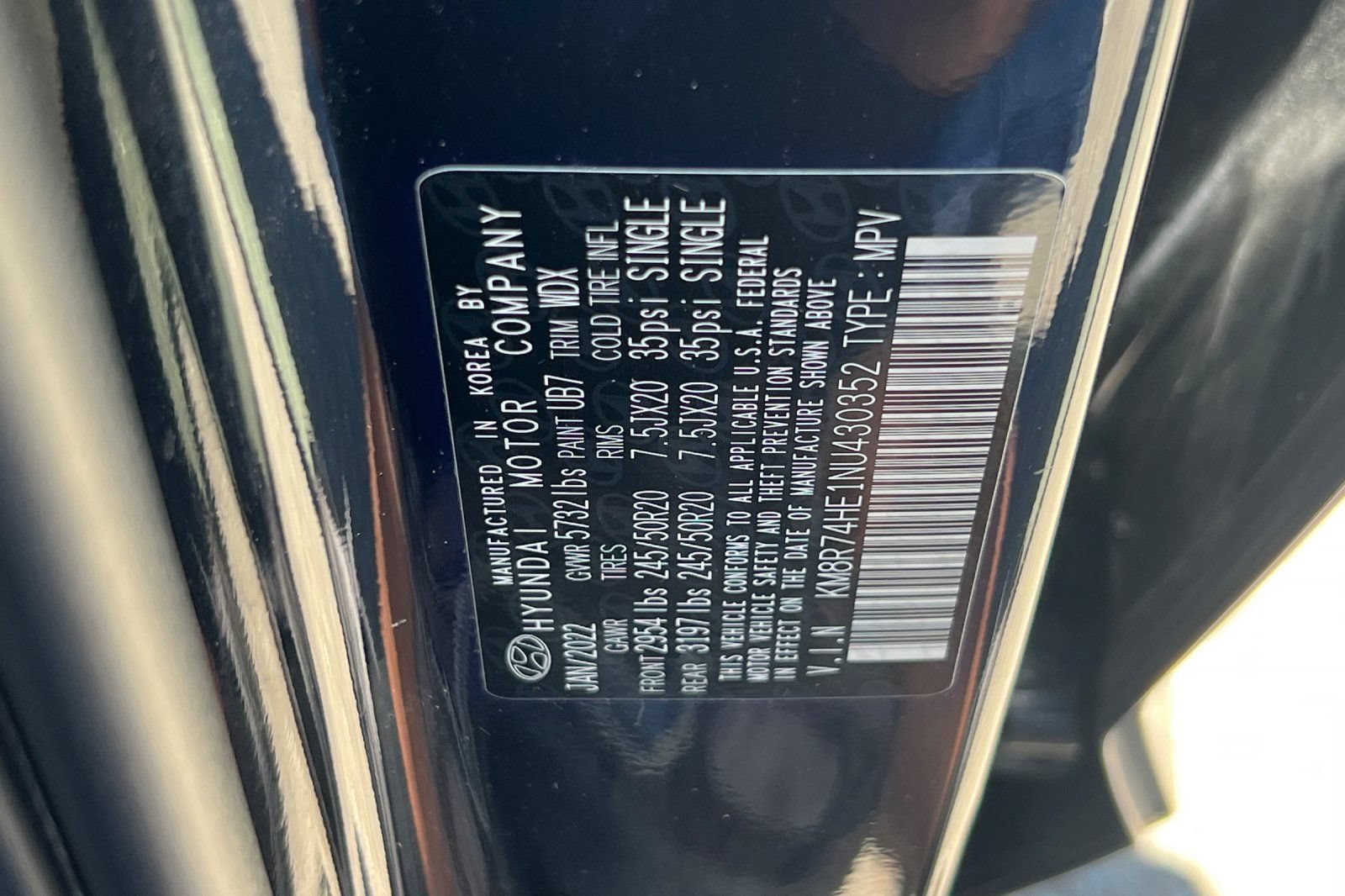 Used 2022 Hyundai Palisade Calligraphy FWD image 35