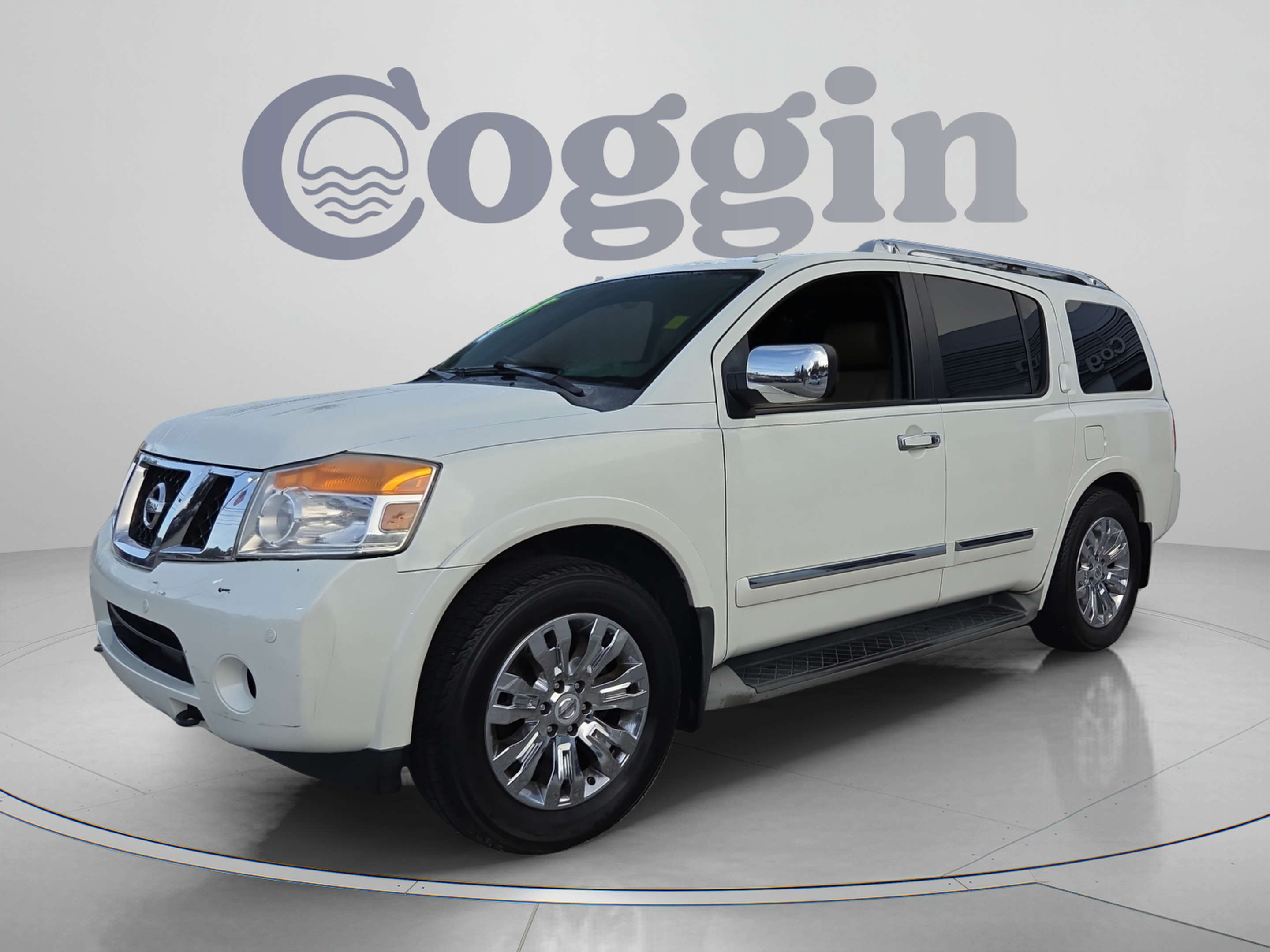 Used 2015 Nissan Armada Platinum w/ 2nd Row Captain Seat Package RWD image 1