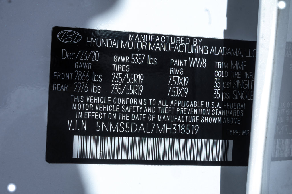 Used 2021 Hyundai Santa Fe Calligraphy w/ Cargo Package AWD/4WD image 38