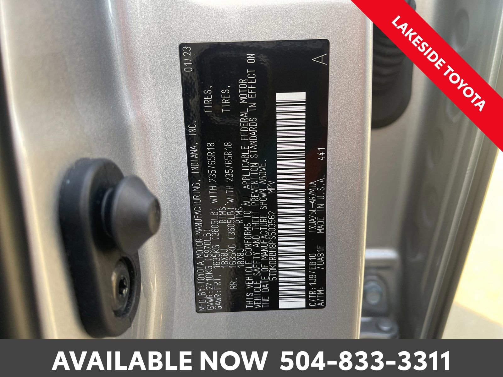 Used 2023 Toyota Highlander L image 39